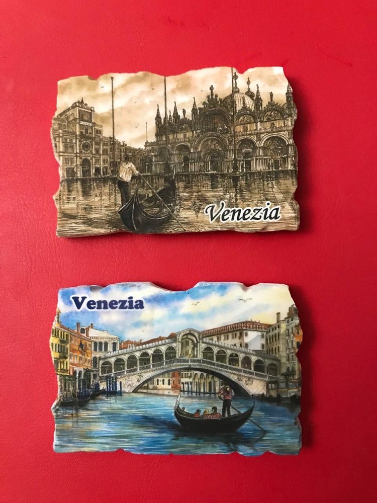 Туристические магниты с изображениями Праги, Венеции, Стамбула и др.