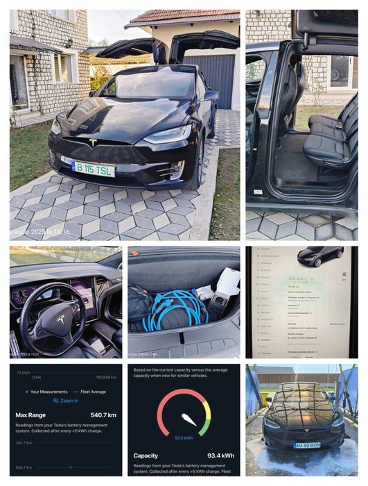 TESLA X 100 D LR și BMW X4 M