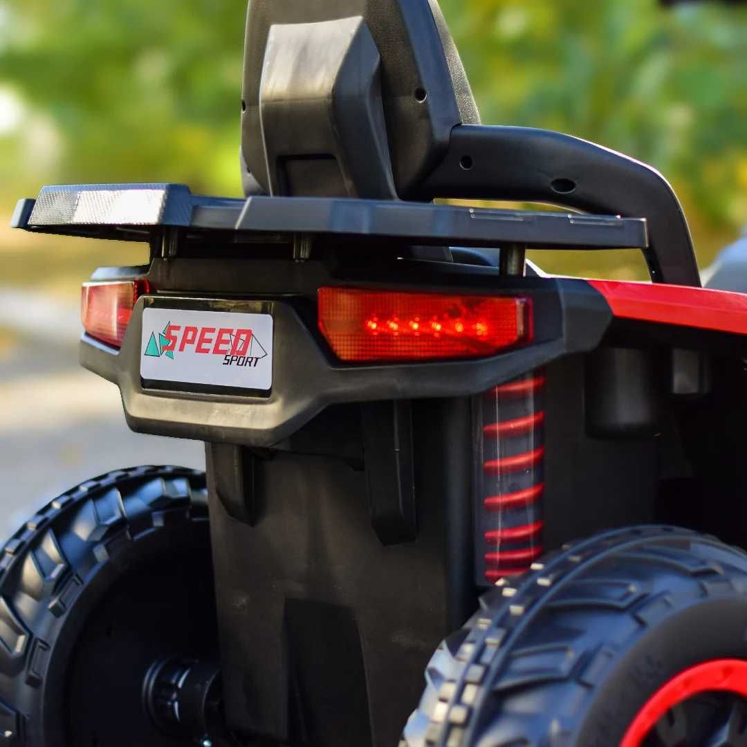 ATV electric copii 3-9 ani Super OffRoad 4x4,140W cu Telecomanda Red