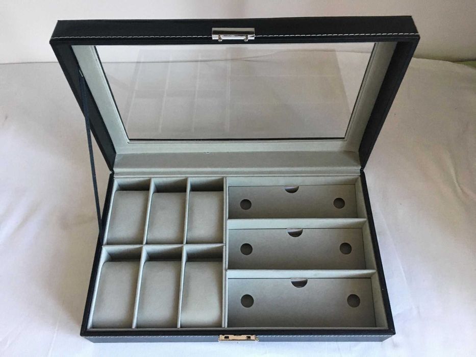 Cutie Ceasuri și Ochelari din piele – cadoul ideal. SIGILAT!