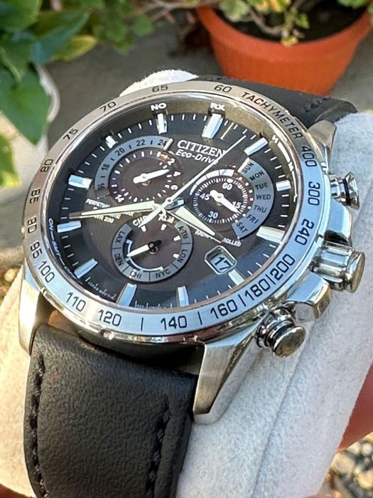 Vand ceas Citizen EcoDrive Chronograph, 45mm, di