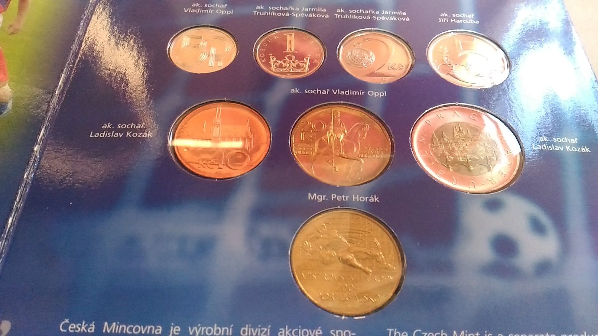 Monede set, campionatul mondial de fotbal 2004