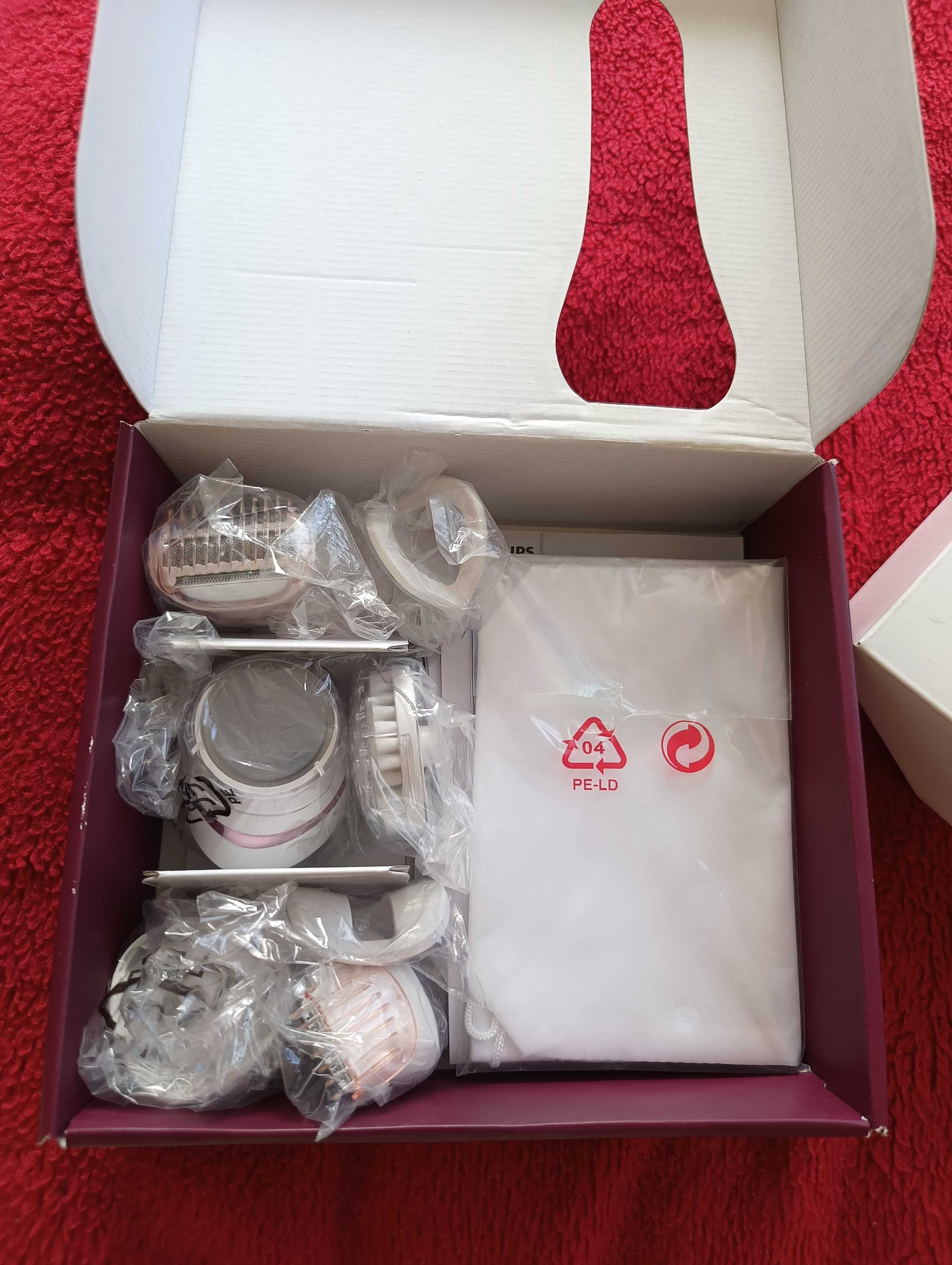 Philips Epilator Series 8000 BRE740/10 – нов, с 9 приставки, Wet & Dry