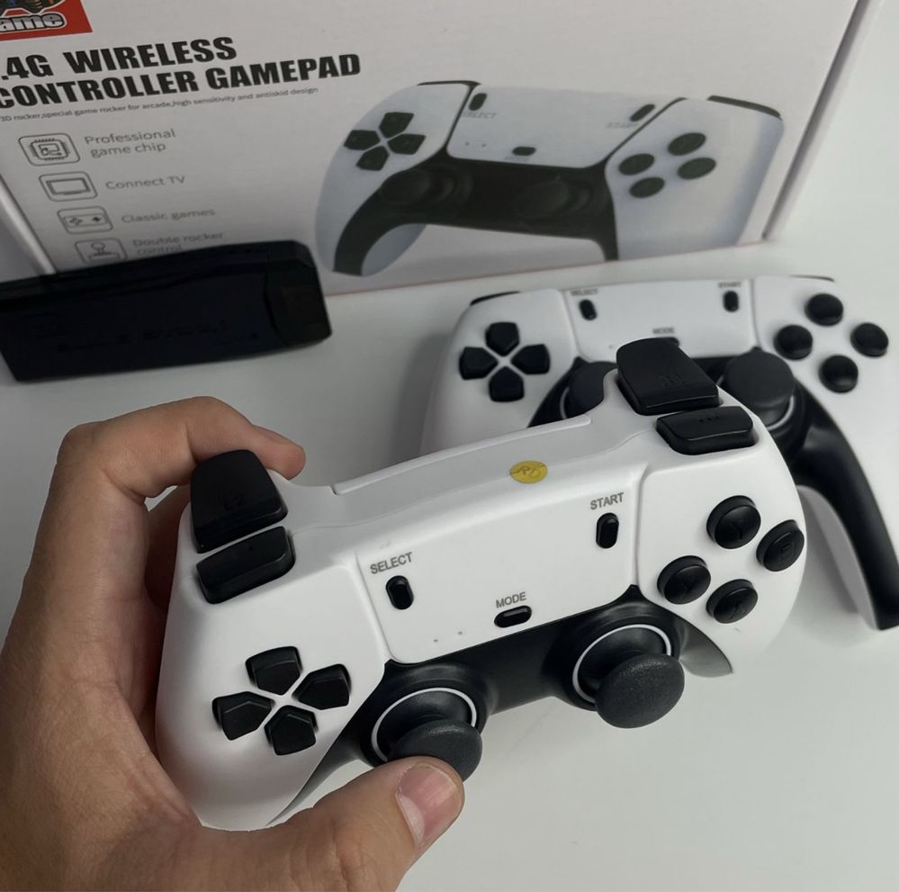 White game stick сега денди нинтенда 2000+ игры приставка