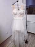 Rochie mireasa scurta in fata / Rochie cununie civila scurta in fata