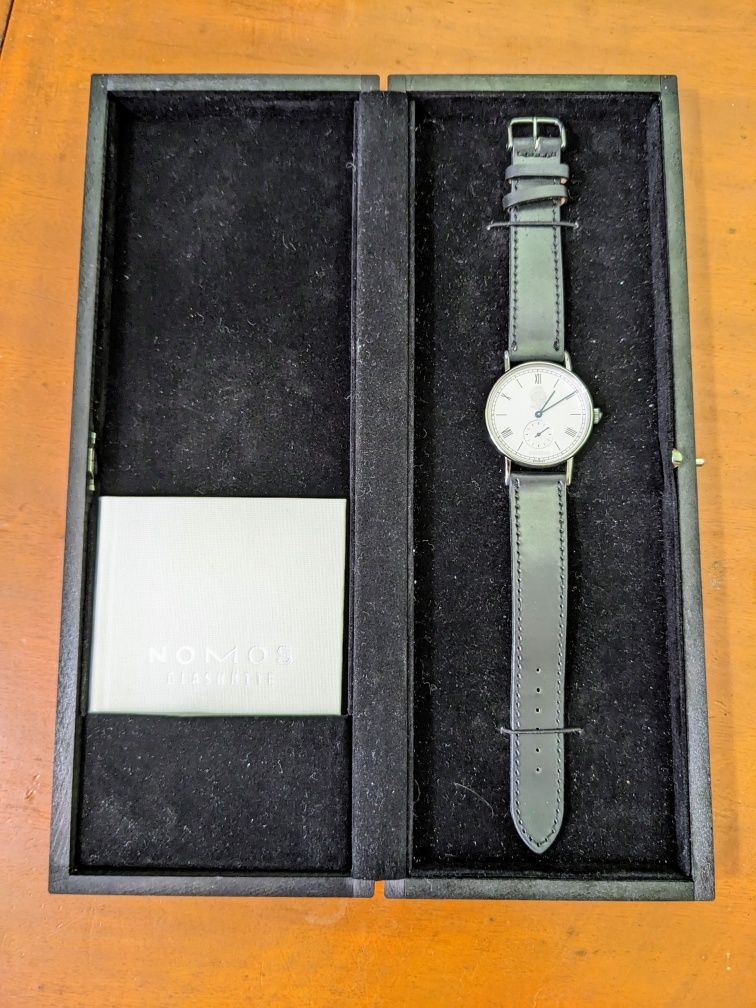 Nomos Glashutte Ludwig Siemens hand winding