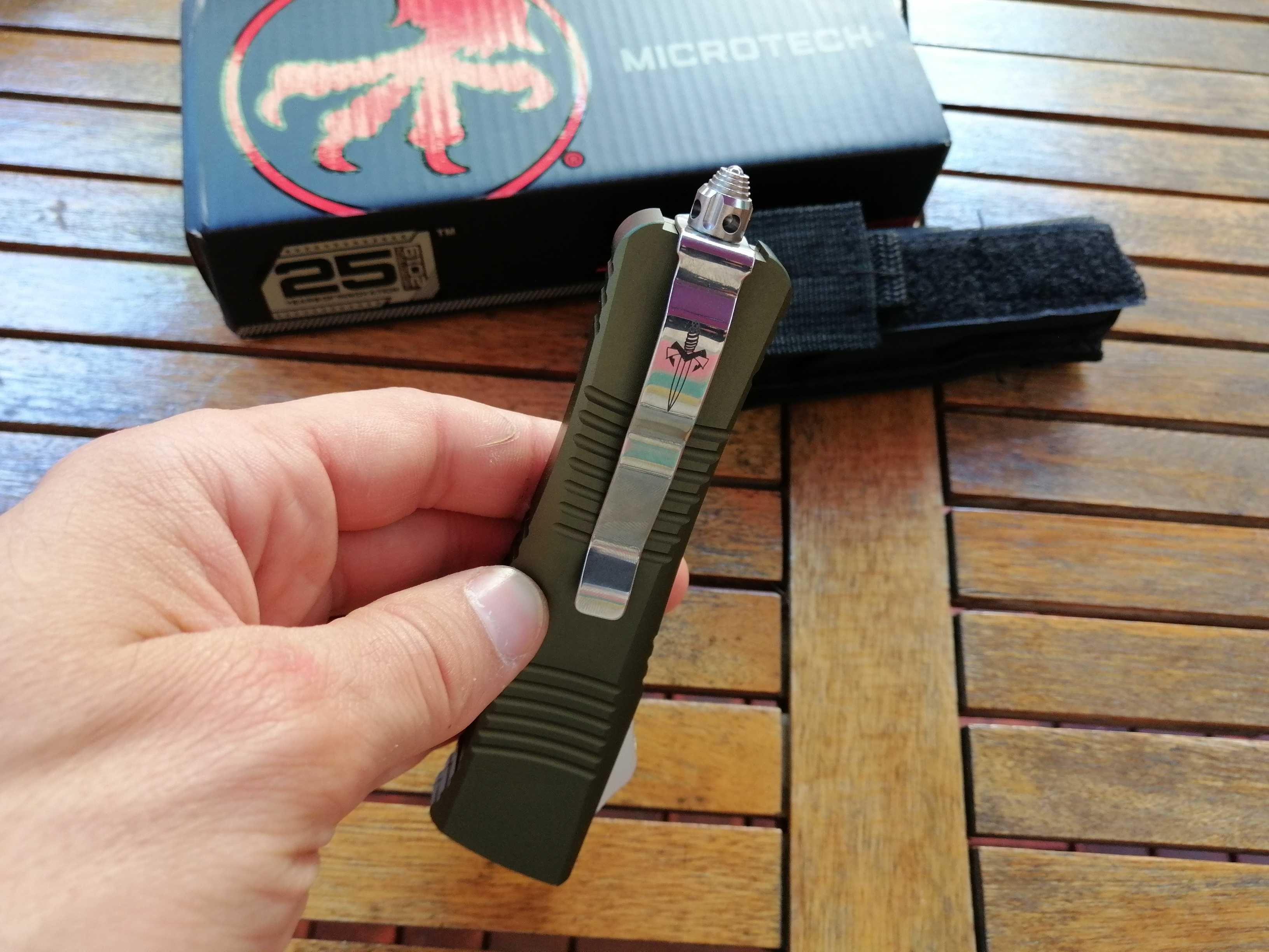 Microtech MARFIONE Recurve  COMBAT TROODON cutit automat OTF