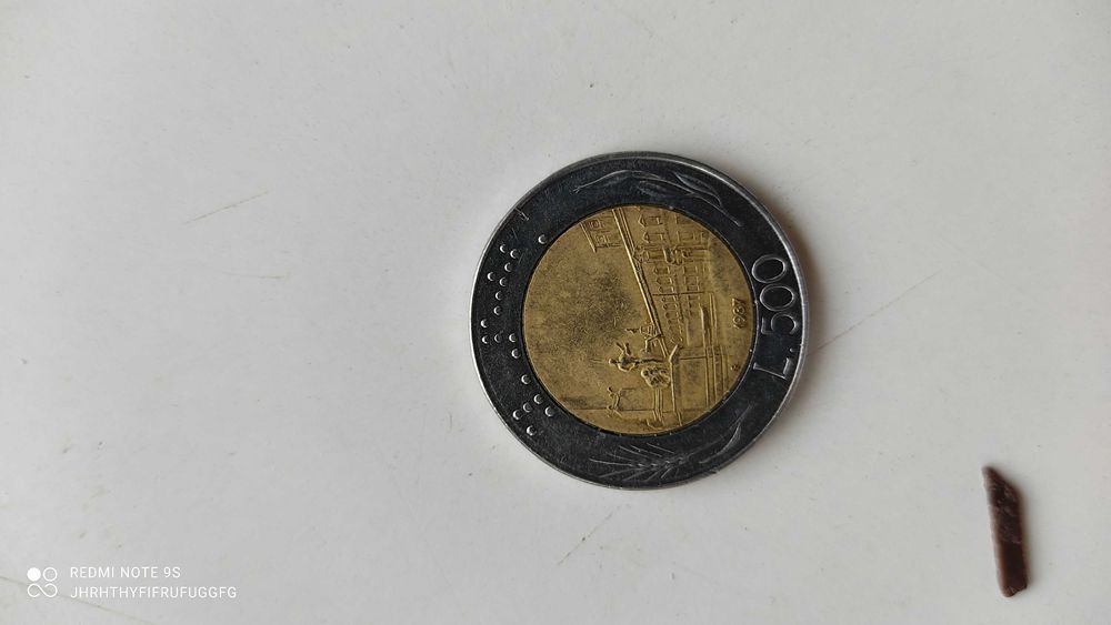 Tanga italiya 1886yil L.500