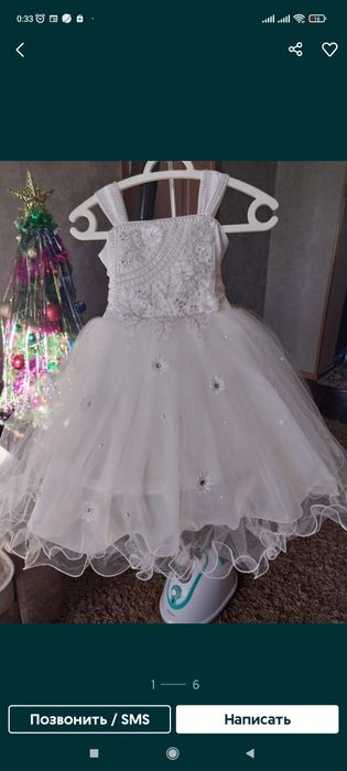 Продам платье на девочку 4,5,6 лет