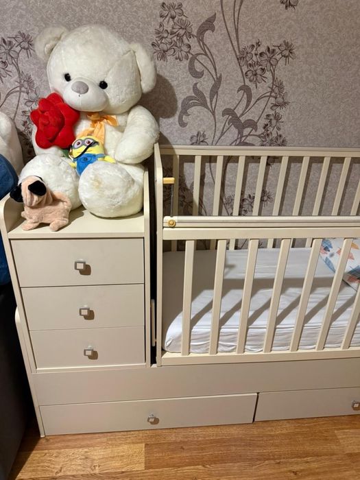 Кровать детская ортопедическая матрас в подарок