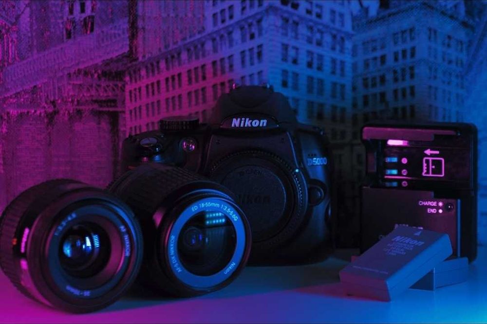 NikonD5000 + 2 обектива Nikon 18-55mm DX,+ AF NIKKOR 35-70MM 1:3.3-4.5