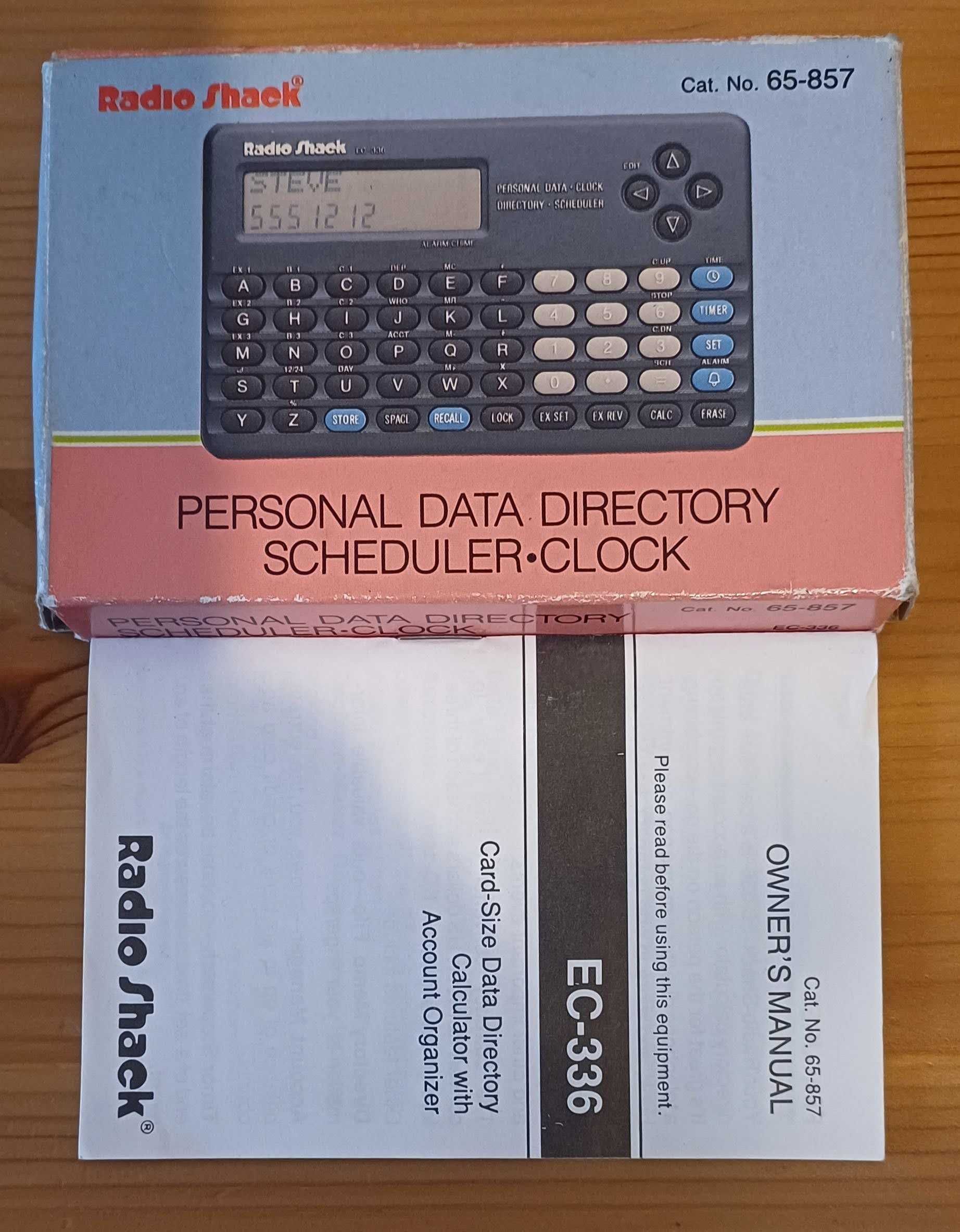 Органайзер - Data Directory and Scheduler Radio Shack EC-336