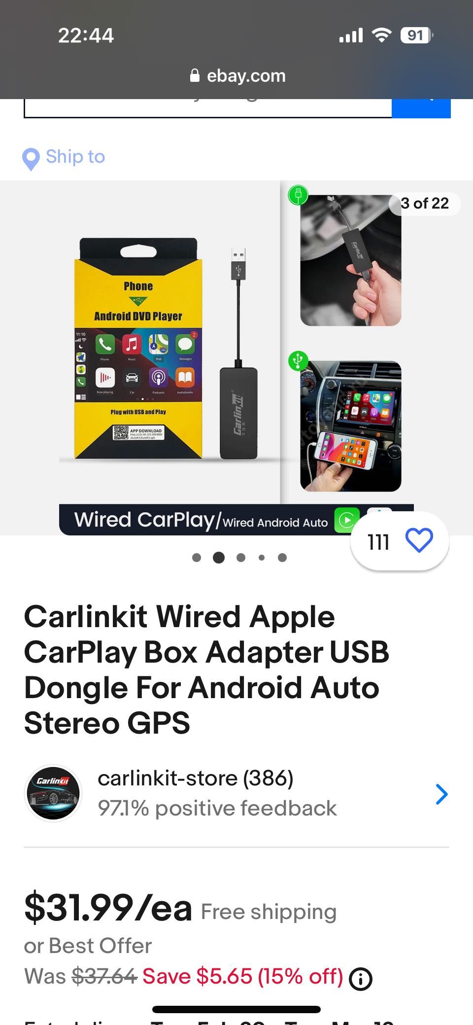 Adaptor android auto