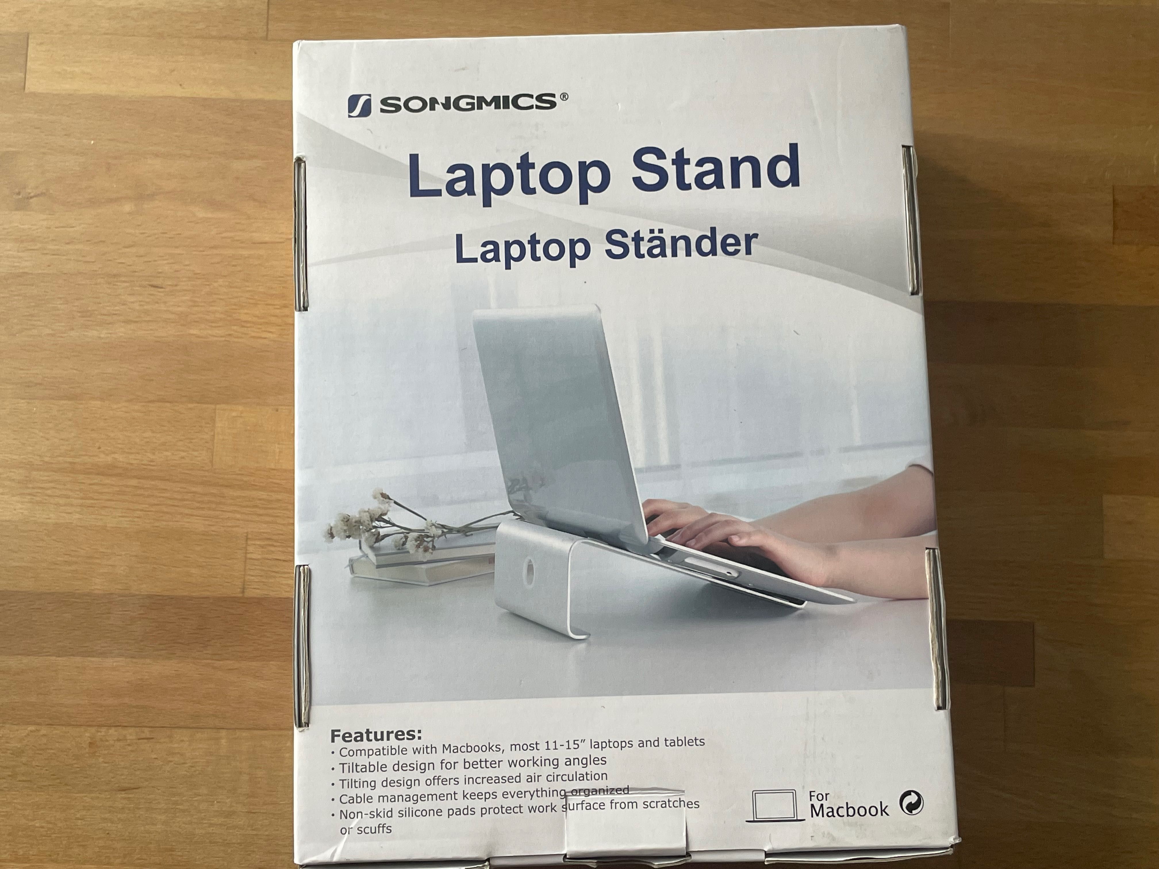 Stand suport de birou din aluminiu Macbook 13-15", Songomics