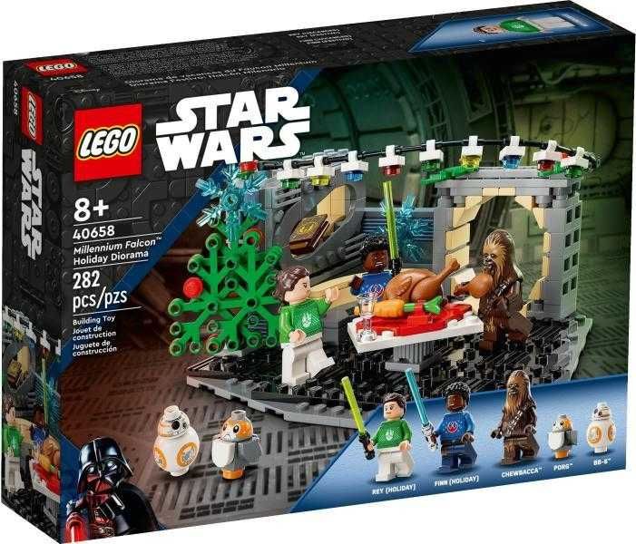 Lego 40658 Millennium Falcon Holiday Diorama - NOU Original SIGILAT