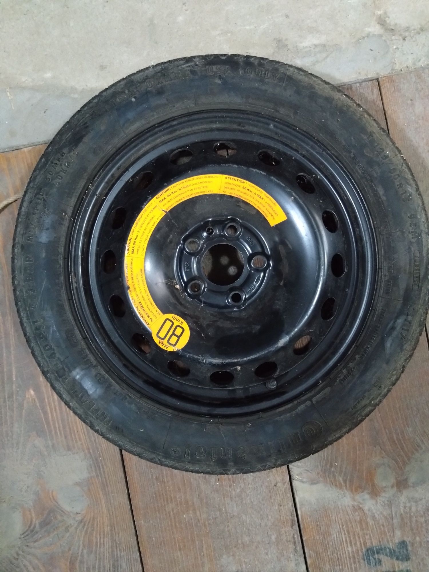 Резервна гума патерица за Алфа Ромео 147 125/80R15