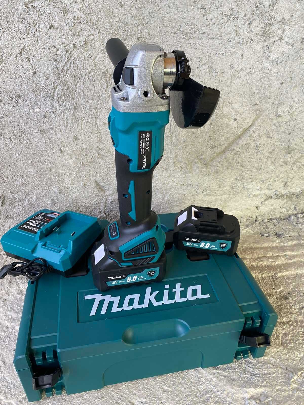 Акумулаторен БЕЗЧЕТКОВ Ъглошлайф MAKITA 36V 8.0Ah МАКИТА ФЛЕКС