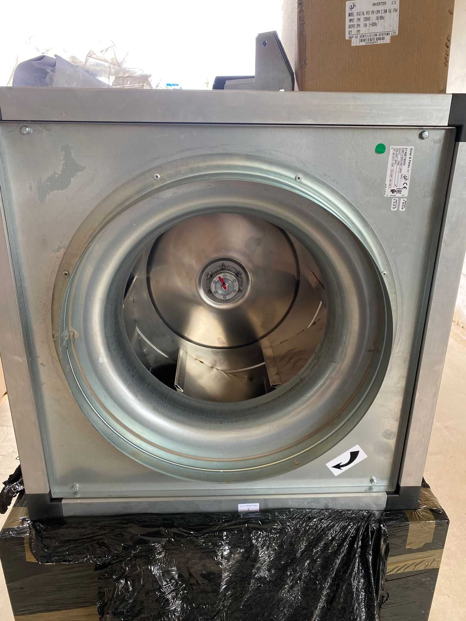 Ventilator bucatarie profesional Soler & Palau + Convertizor Frecvență