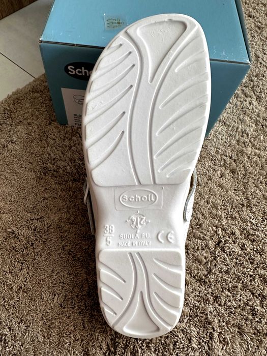 Saboti ortopedici dama Scholl Clog Racy 38 piele cu brant anatomic Noi