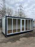 Container vitrat magazin Container vitrina sticla birou geamuri