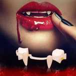 Colti Dinti RETRACTABILI de vampir Dracula Cosplay Halloween +CADOU!