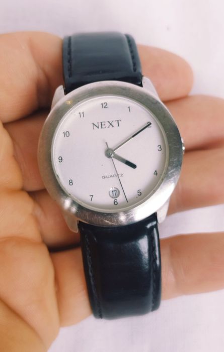 Ceas de damă Next cu Quartz, din oțel inoxidabil si curea din piele