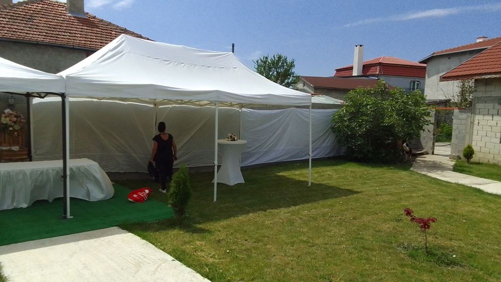 Шатри под наем с монтаж