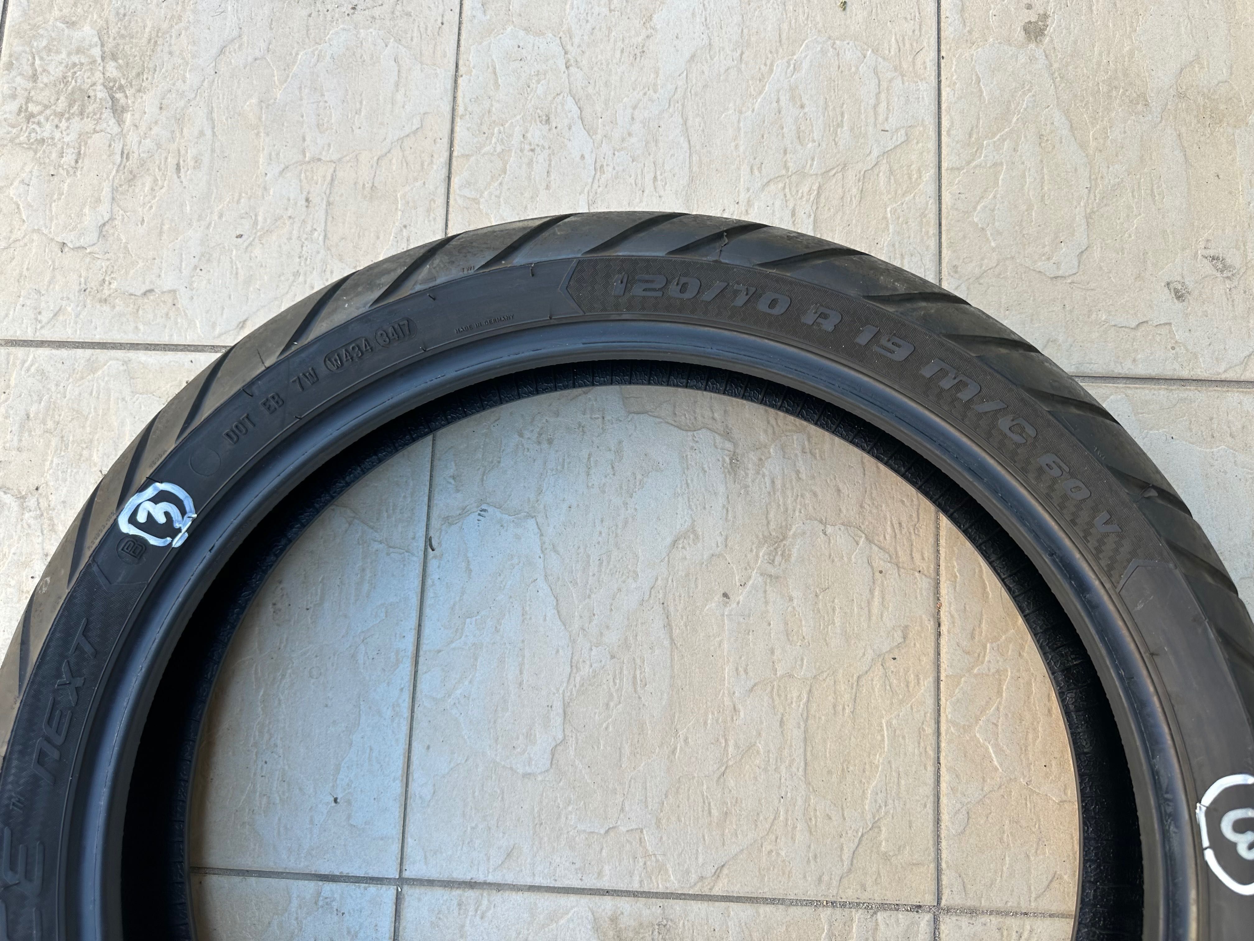 Гуми мото гума 110/80/19” MICHELIN 120/70/19”METZELER HEIDENAU