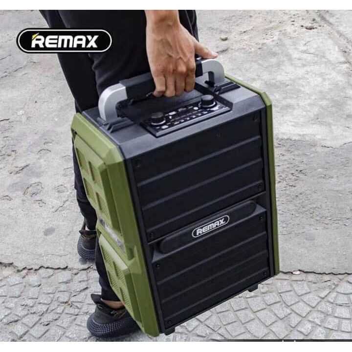 ДОСТАВКА! Remax RB-X5 Портативная караоке колонка чемодан +2 микрофон