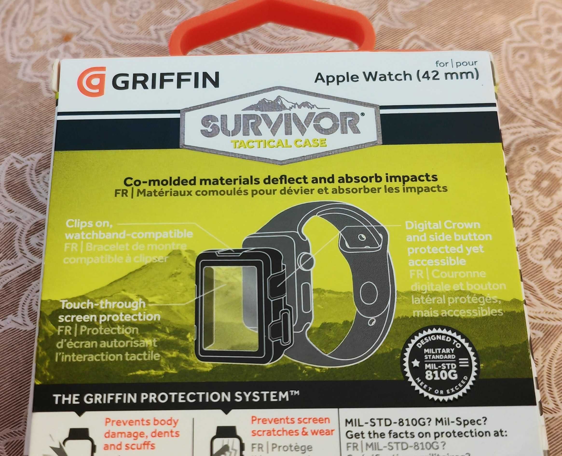 Griffin Survivor Watch Case Apple Watch 42mm black нов кейс смарт часо