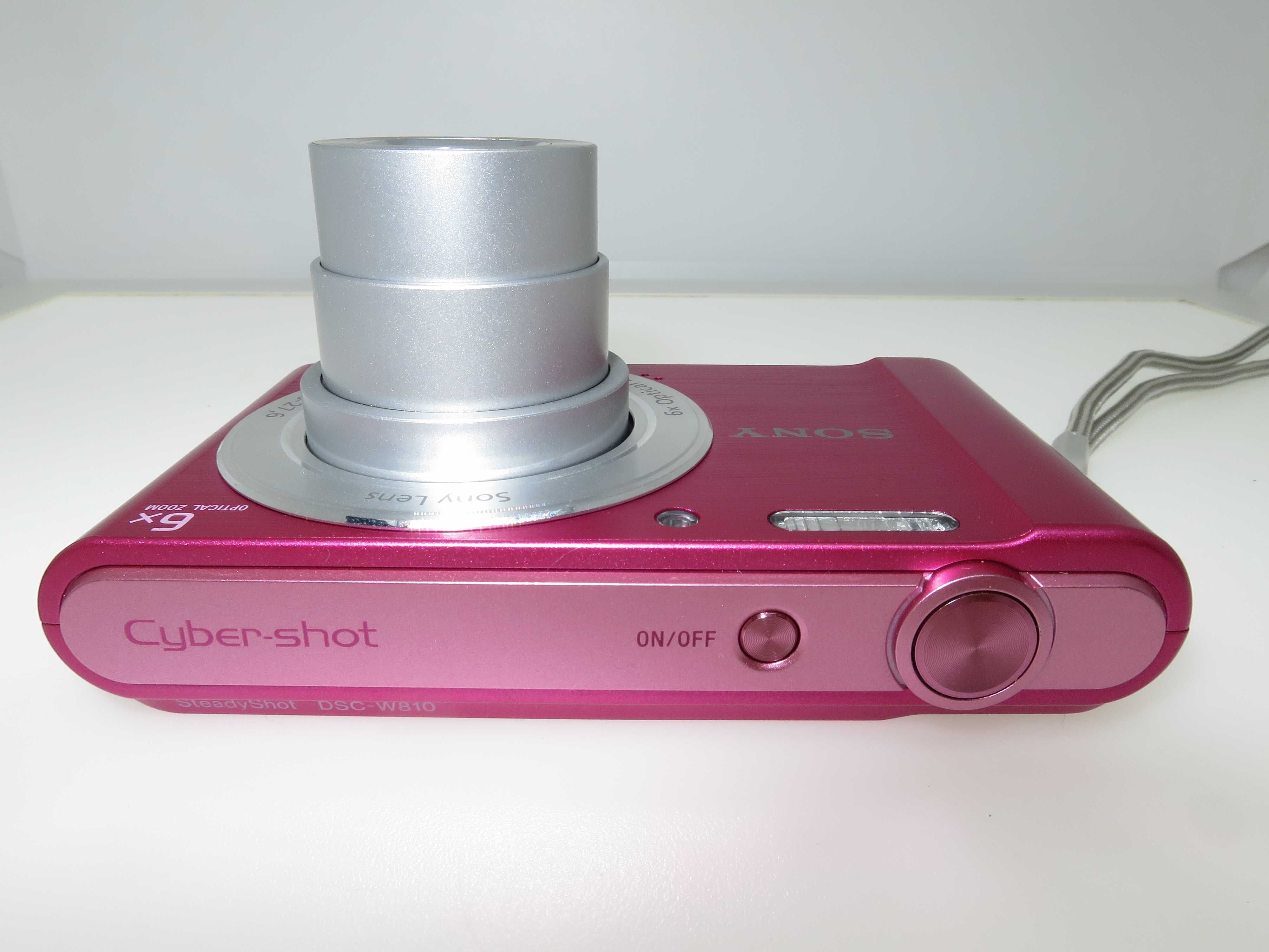 Компактен фотоапарат Sony Cyber-shot DSC-W810 Розов като Нов - Отличен