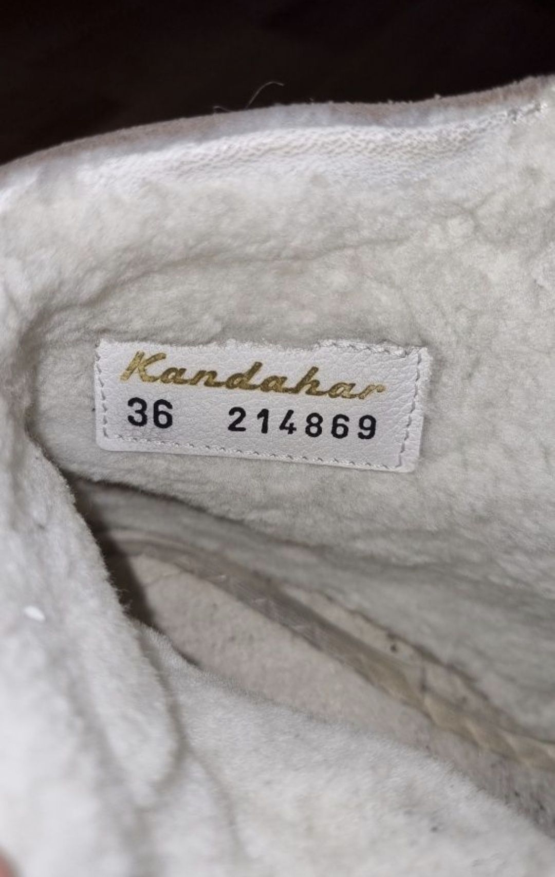 Pantofi lux / Ghete Kandahar Oslo Brown, Elveția, Piele, Lână - 36