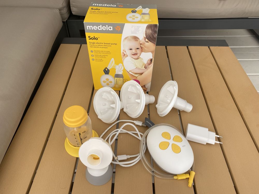 Medela solo с два накрайника М и един S