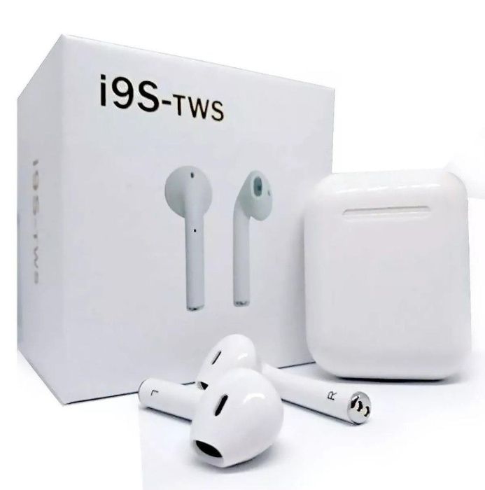 Висок клас безжични Bluetooth слушалки TWS I9S 5.0. подарък - силиконо