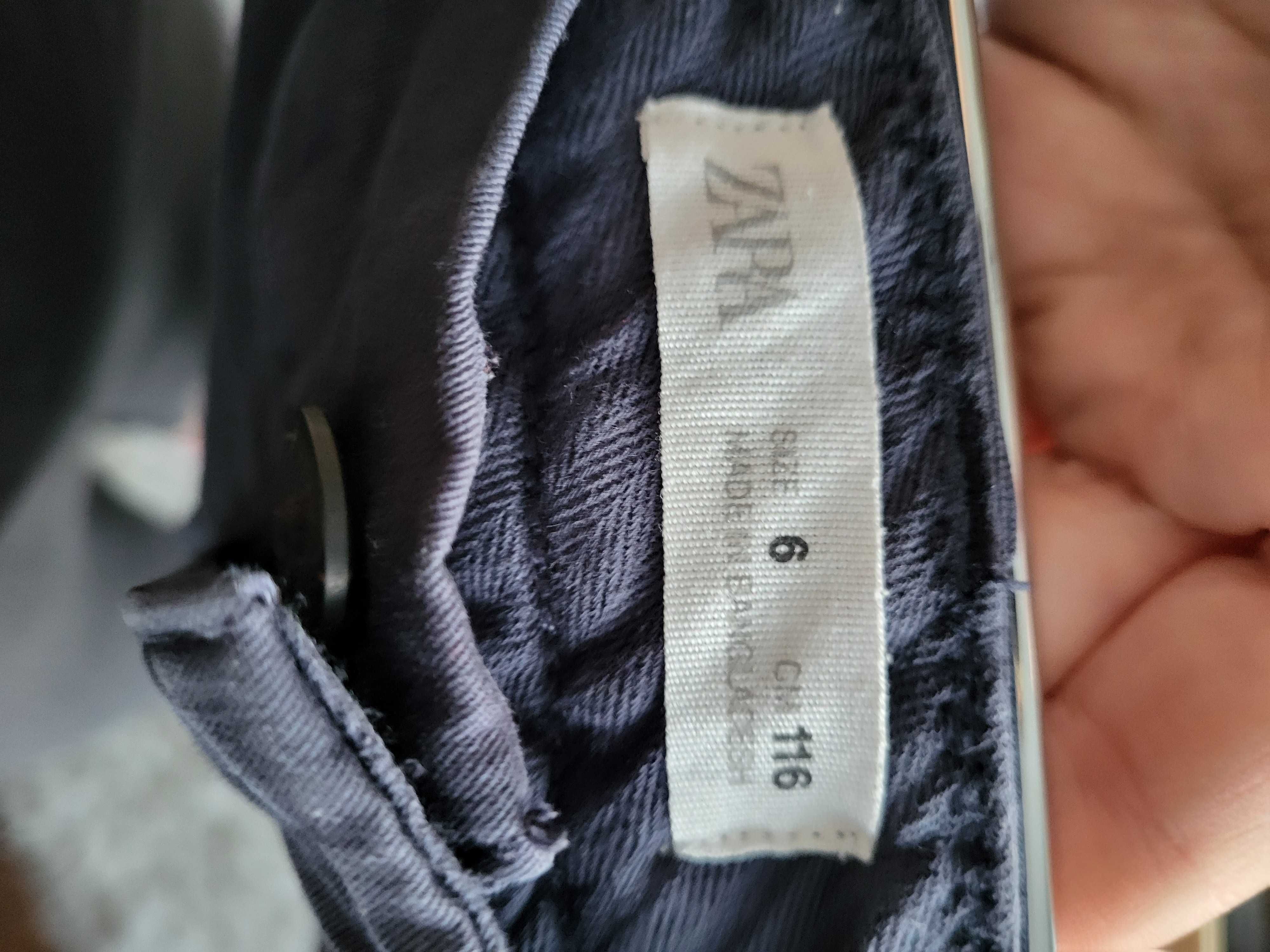 Set pantaloni Zara eleganti/chino baieti 6ani(116)