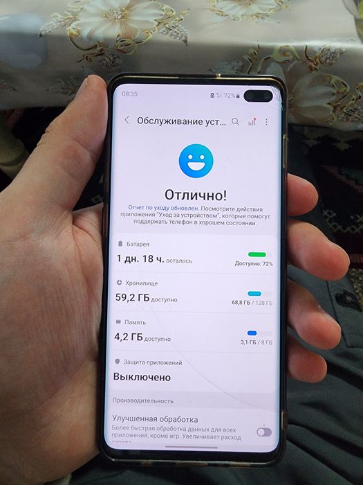 Samsung Galaxy S10 + 8/128 2 ta sim kartalik Vietnam