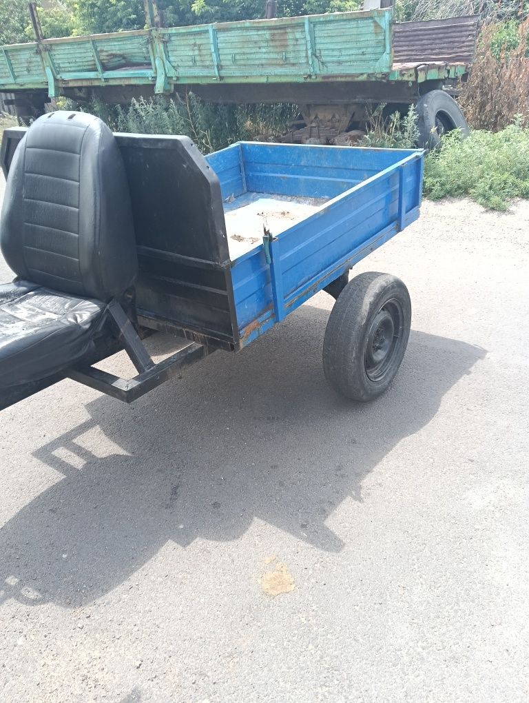 Продается мотоблок с прицепом 15л.с
