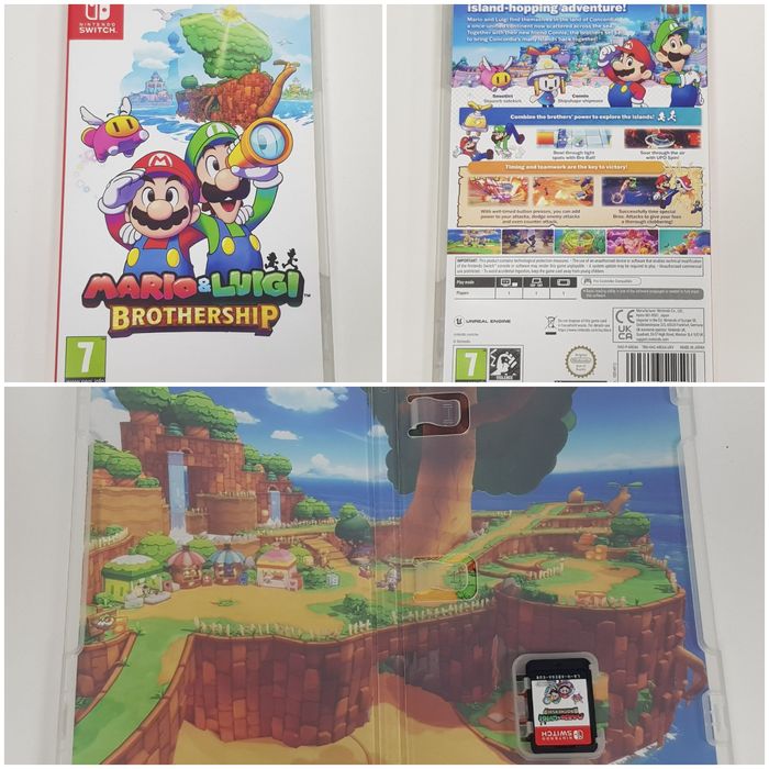 Nintendo Switch pachet complet+geanta transport+husa mica+joc M&L Bro