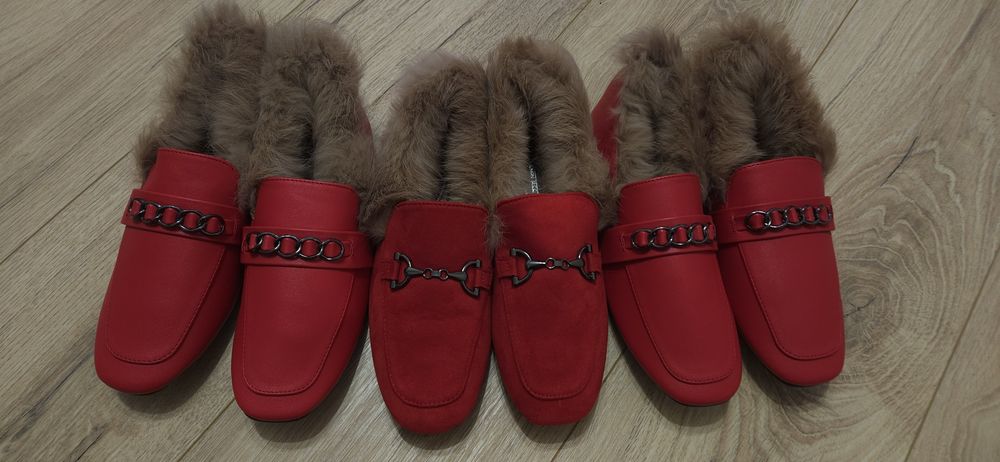 Мокасини с естествен косъм последни 3 броя