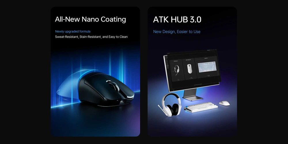 Беспроводная мышь ATK Blazing Sky F1 V2 Ultra Max