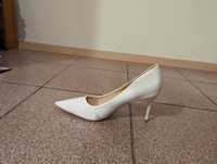 нови официални бели дамски обувки
