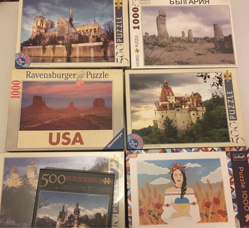 Lot 7 Puzzle 500/1000 piese