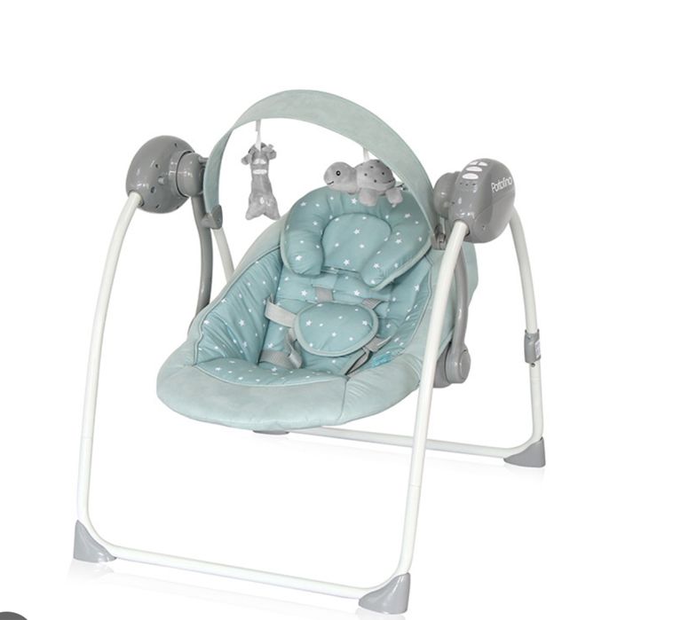 Електрическа люлка LORELLI PORTOFINO Green STARS