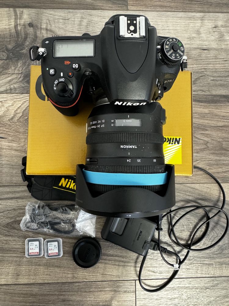 Nikon d750 cu obicetiv tamron 24-70 G2
