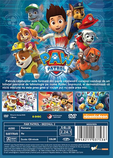 Patrula căţeluşilor Sezonul 2 / PAW Patrol (TV Series) Season 2 DVD