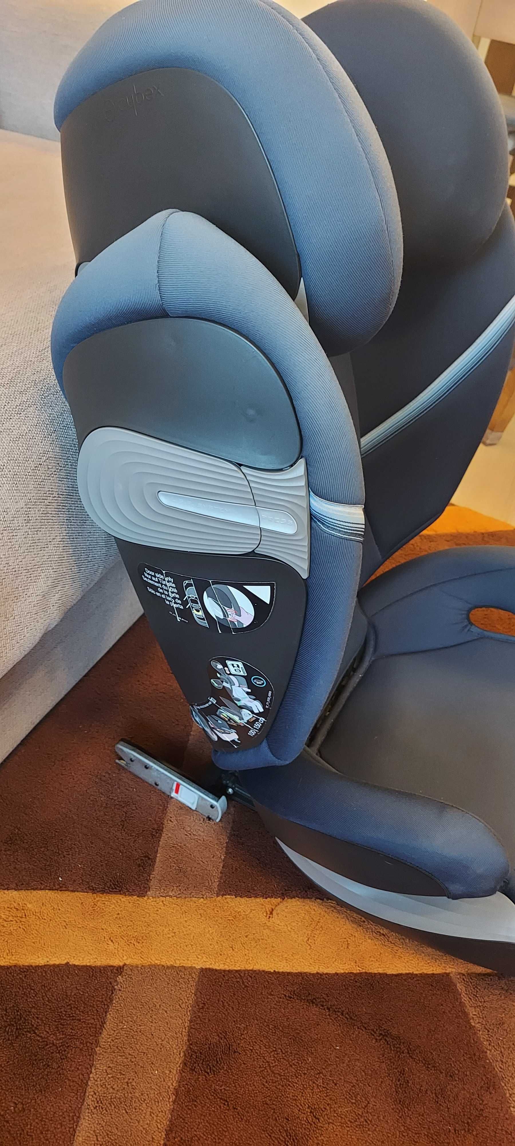 Cybex Стол за кола Solution S i-Fix, цвят Ocean Blue