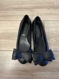 Balerini piele neagra Vanilla shoes nr.39