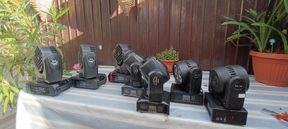 Lumini heduru wash si spot dj