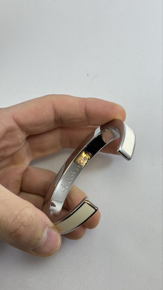 Bratara fixa Emporio Armani Calvin Klein Ti Sento late cu perle email