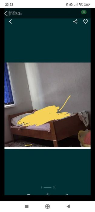 Продам детскую кровать в хорошем состоянии. Размер 70*160. Самовывоз.